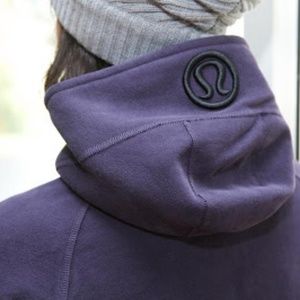 GUC Lululemon Black Swan Purple Scuba Hoodie Sz 6